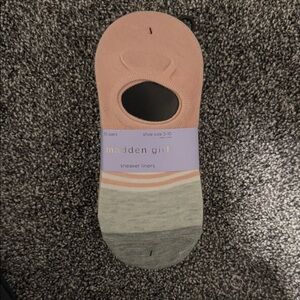 Madden Girl Blush and Gray Sneaker Liners
